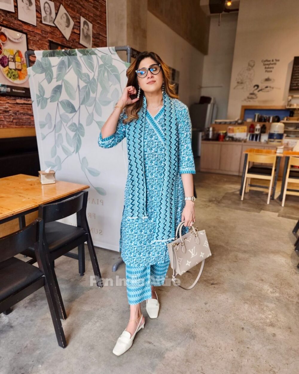 Printed full cotton suit set