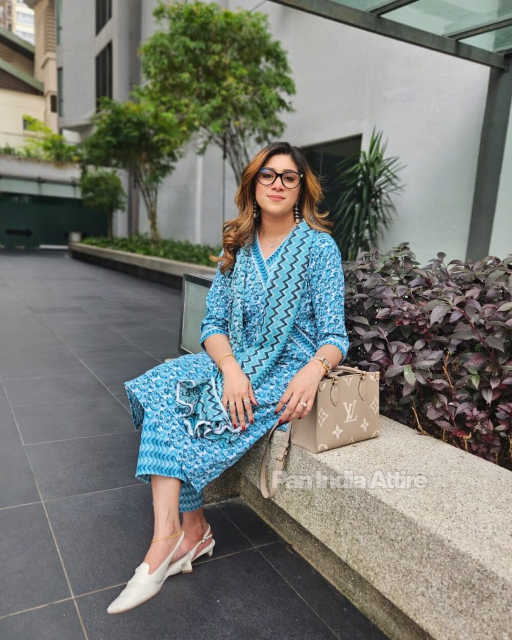 Printed full cotton suit set - Image 2